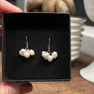 Freshwater Pearl Cluster Earrings